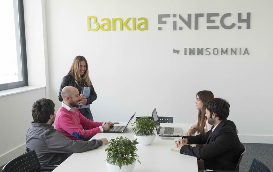 Con Bankia Forward la entidad - en la imagen su incubadora FINTECH- persigue impulsar la creación de negocios innovadores en España.
