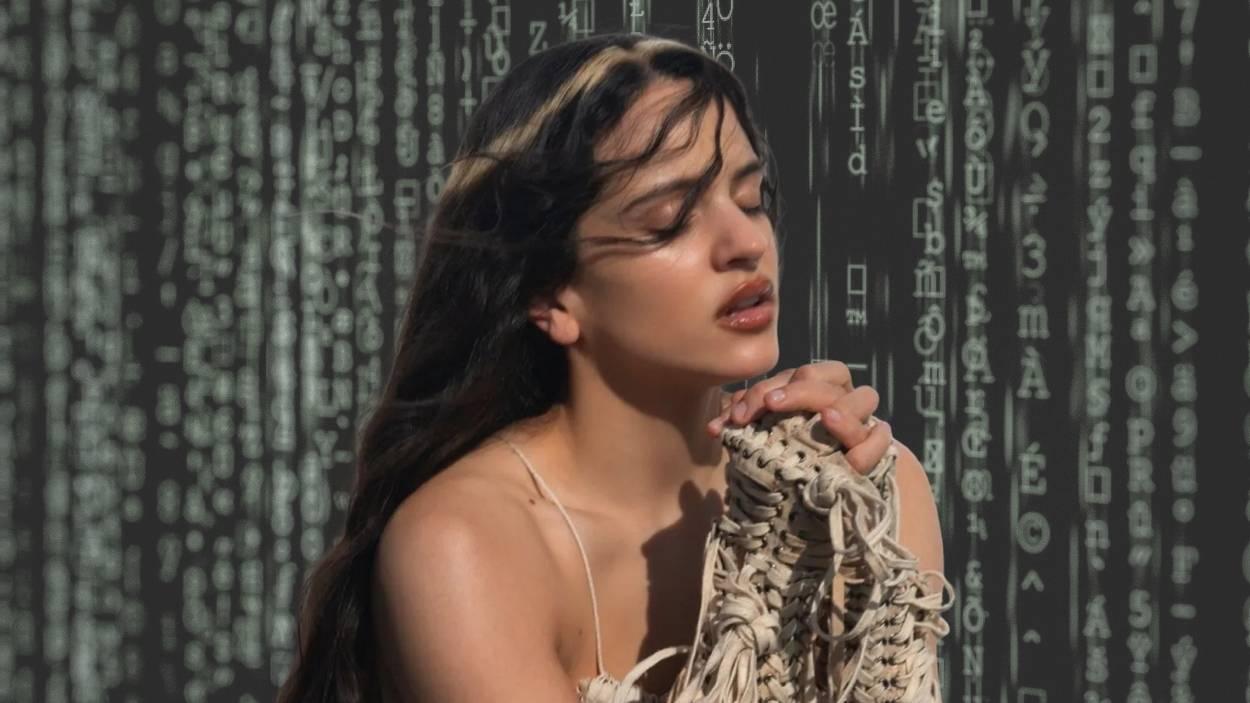 Rosalía contraseñas. Fotomontaje.