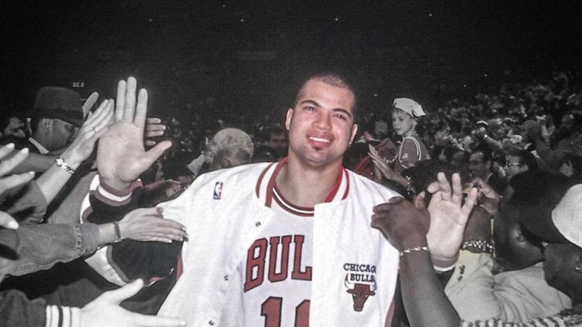 Bison Ellis durante una salida de un partido| Chicago Bulls