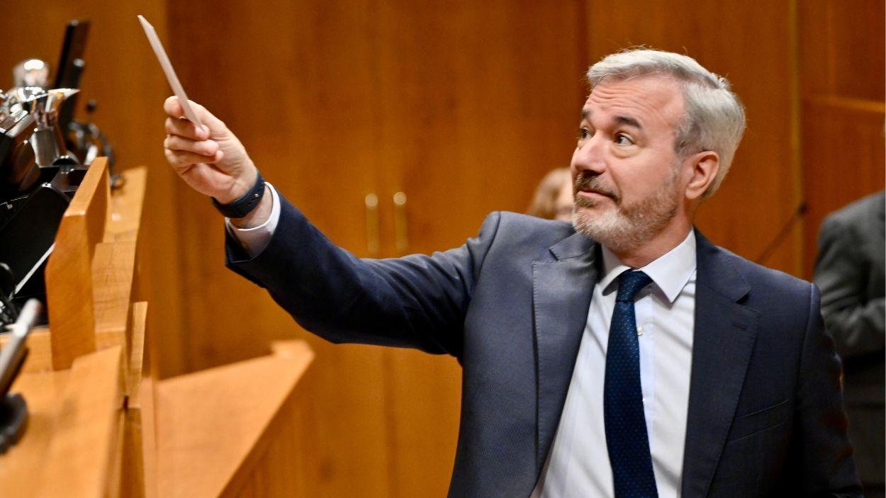 El líder del Partido Popular en Aragón, Jorge Azcón. EP.