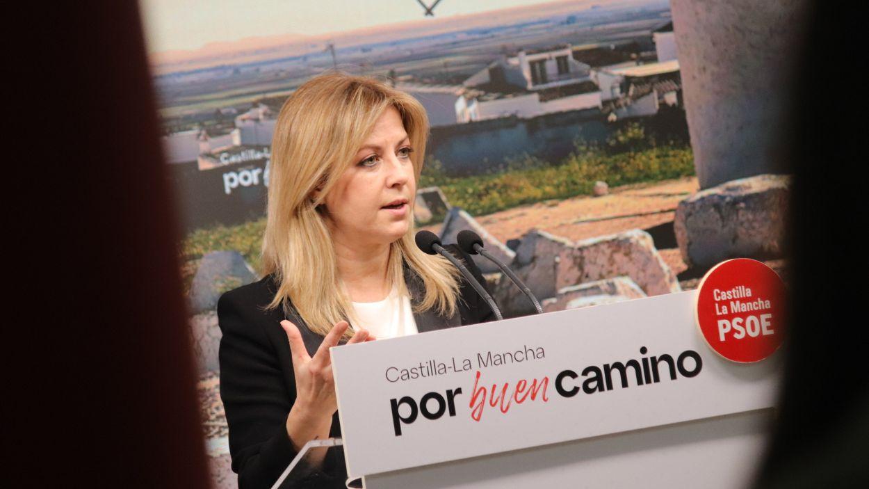La portavoz del grupo socialista en las Cortes de Castilla La Mancha, Ana Isabel Abengózar. PSOE.