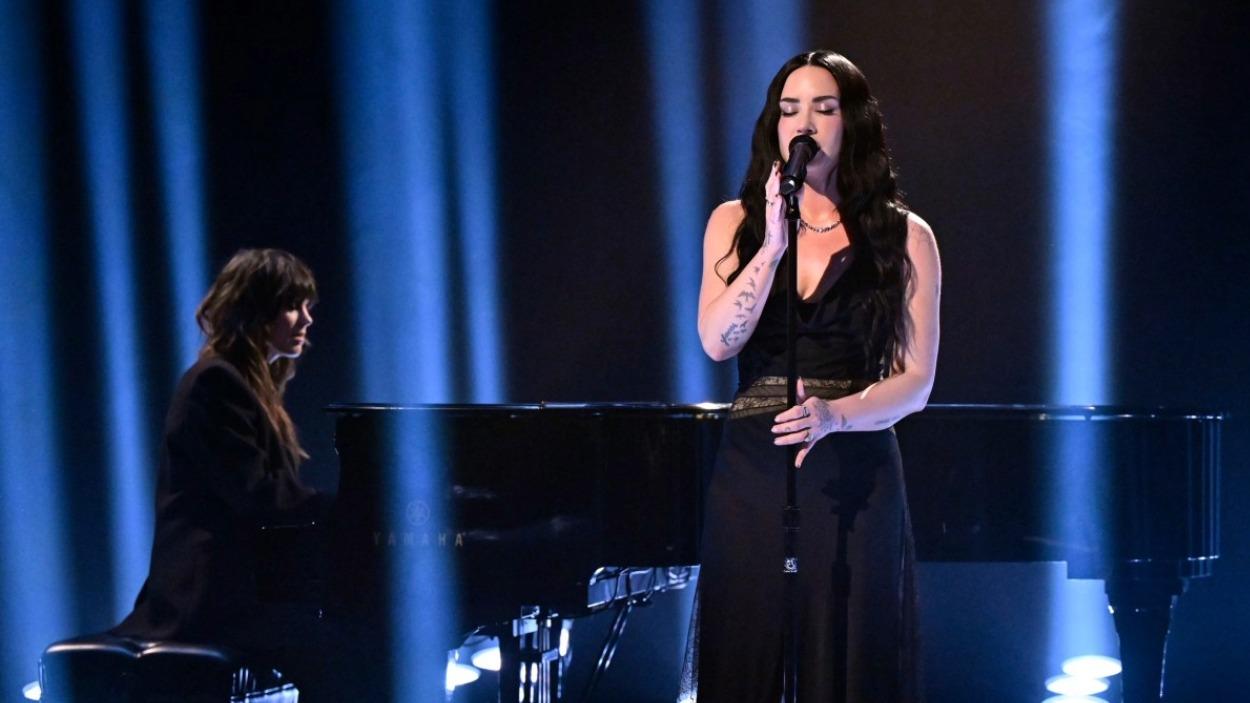 Demi Lovato durante su presentación en ‘The Tonight Show Starring Jimmy Fallon’