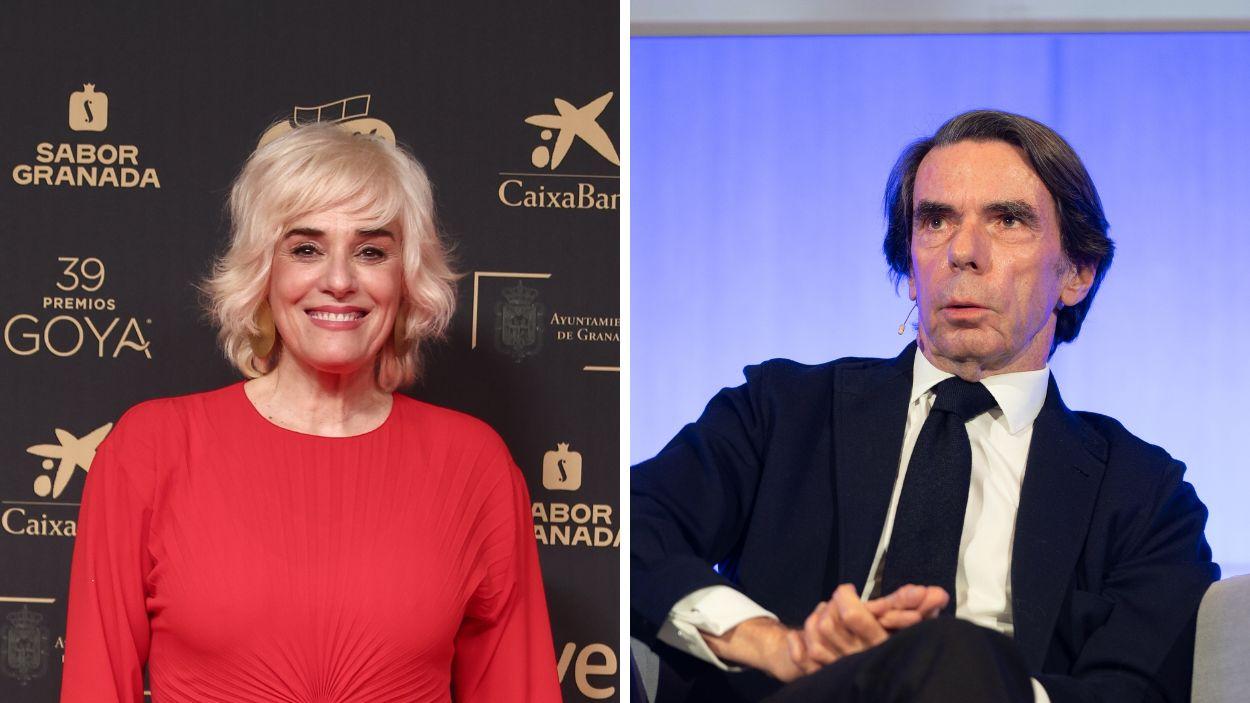 Fotomontaje de Anabel Alonso y José María Aznar. Elaboración propia.