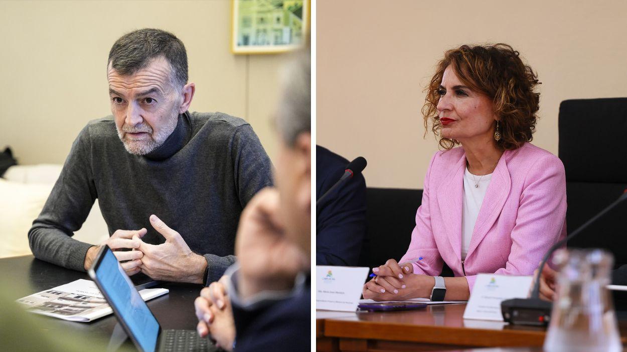 Candidato de Por Andalucía, Antonio Maíllo, y candidata del PSOE-A, María Jesús Montero / EP