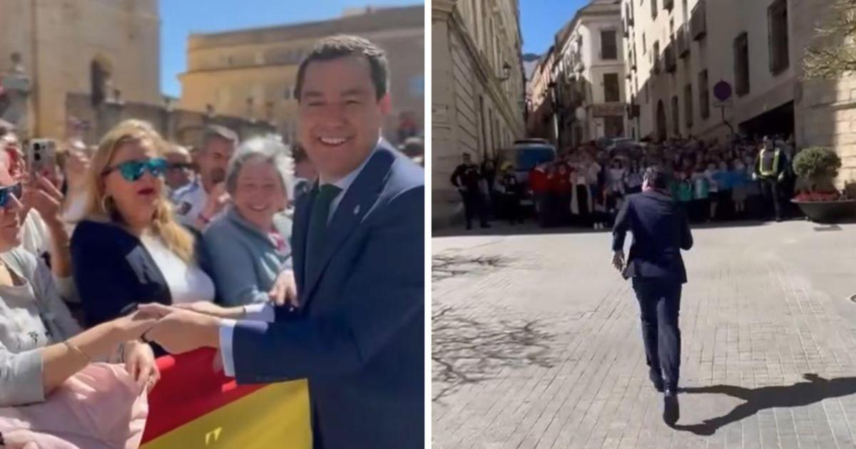 Moreno Bonilla se disfraza de estrella del rock en Jaén