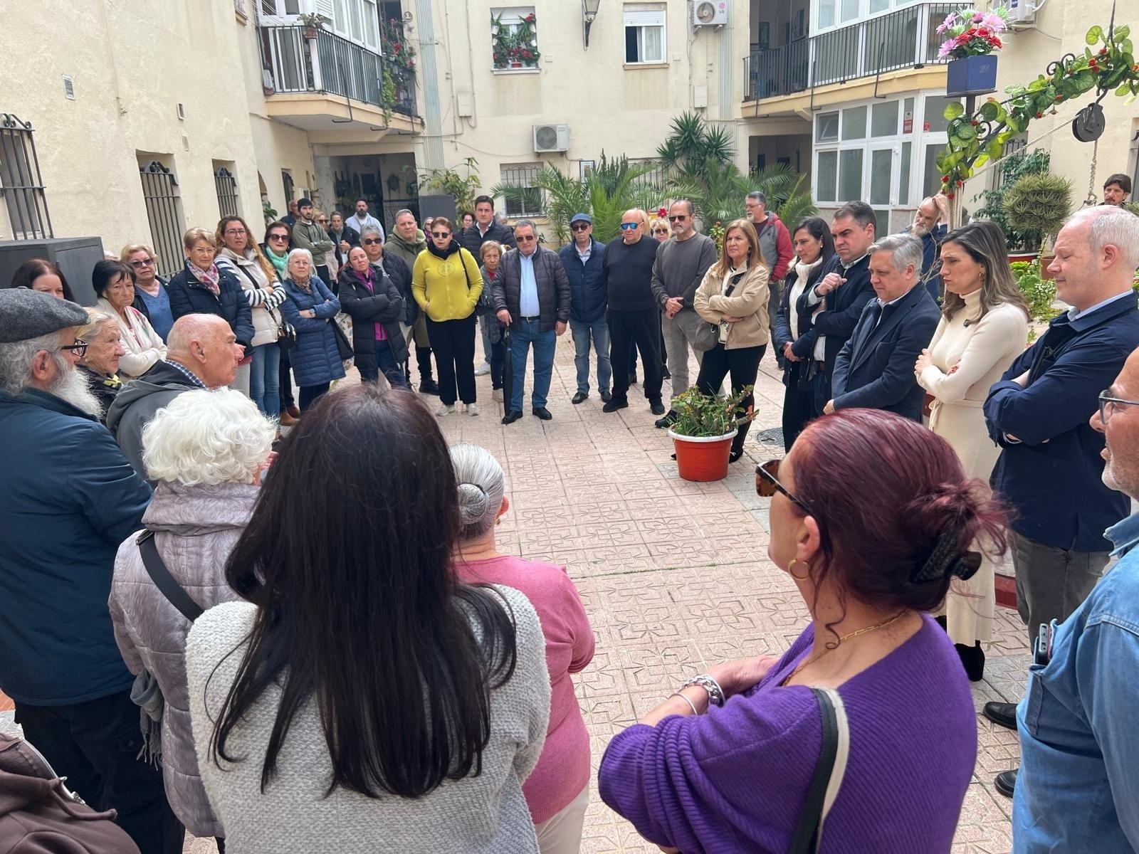 Vecinos del barrio de Puntales/ EP