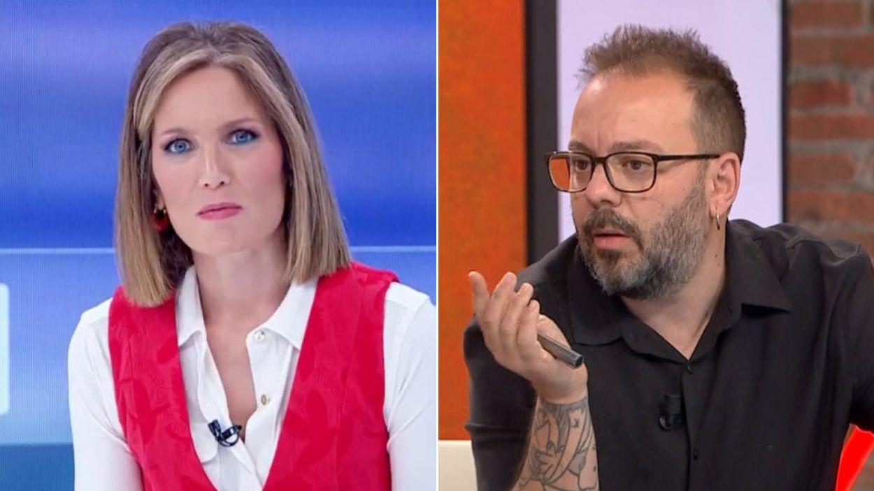 Silvia Intxaurrondo y Antonio Maestre.