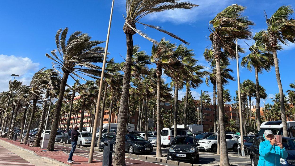 Rachas de viento en Almería. EP.