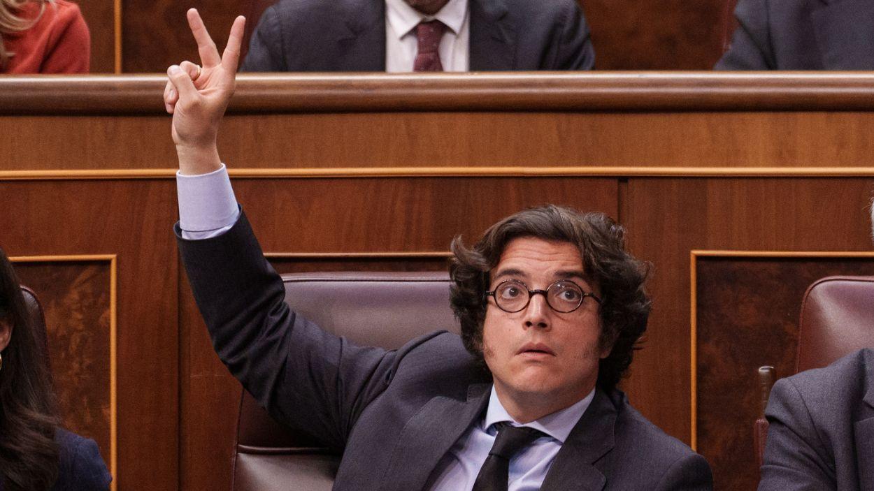 El secretario general del grupo parlamentario de Vox en el Congreso de los Diputados, José María Figaredo. EP.