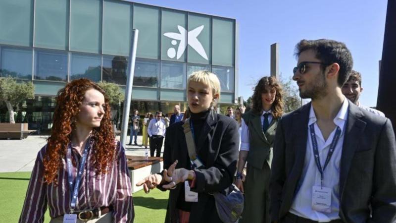Becados en el acto de entrega de becas de doctorado y posdoctorado de la Fundación ”la Caixa” en el Museo de la Ciencia CosmoCaixa. © Fundación ”la Caixa”