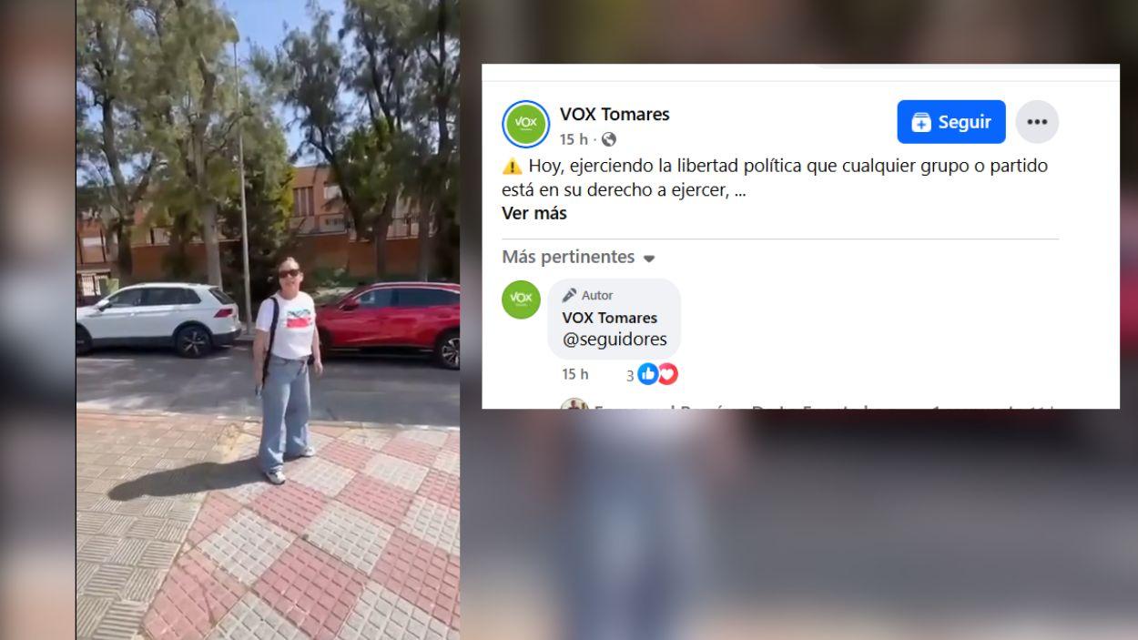 Una madre recibe insultos machistas en Tomares (Sevilla) después de que Vox suba un vídeo sin su consentimiento