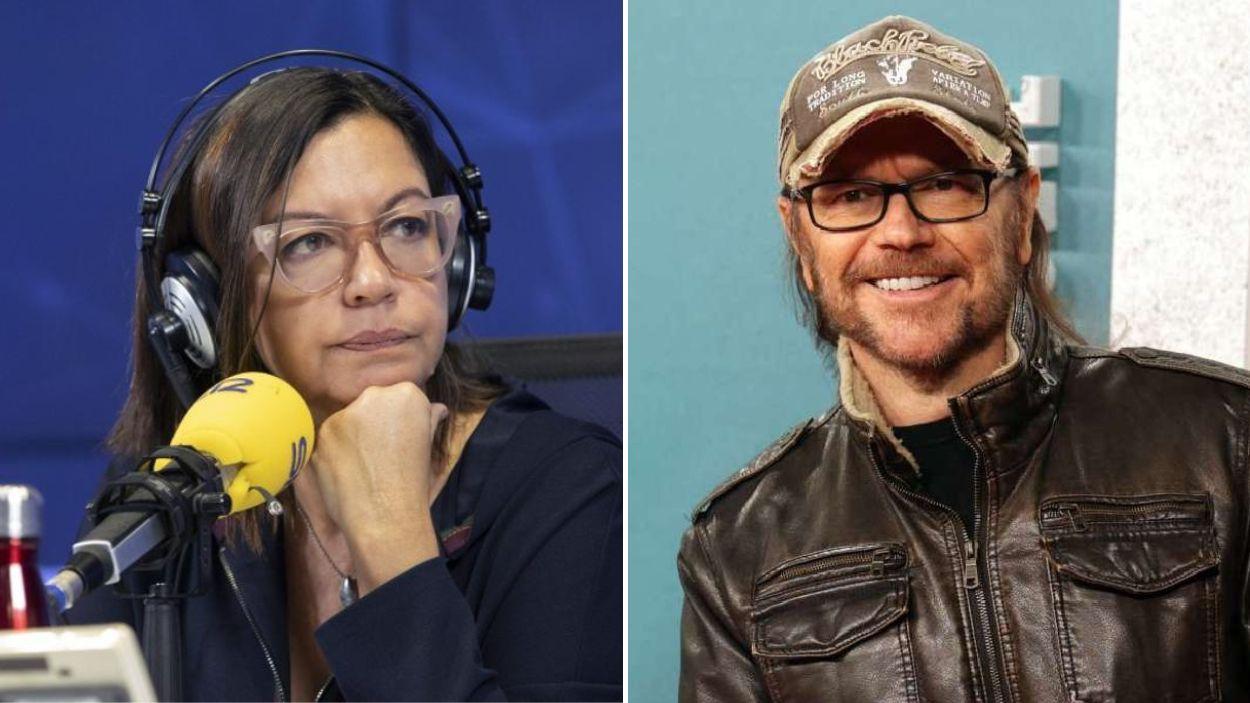 Àngels Barceló y Santiago Segura. 