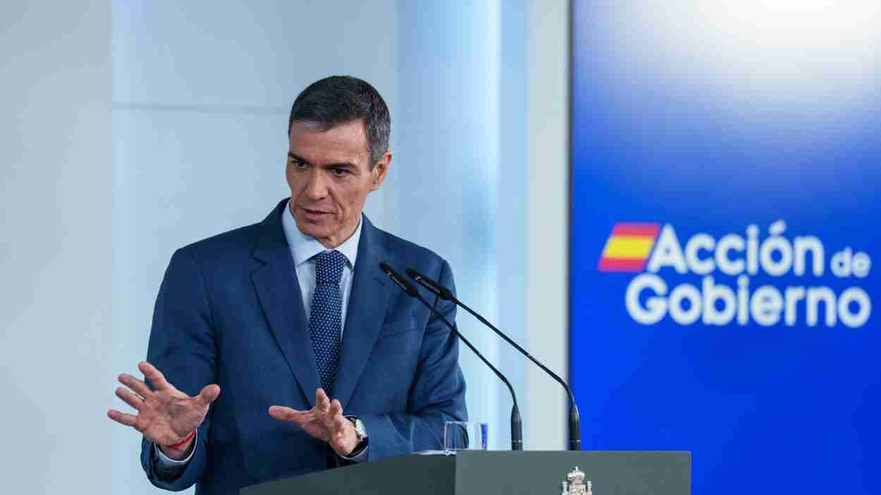 Sánchez anuncia el escudo social ante la guerra. EP