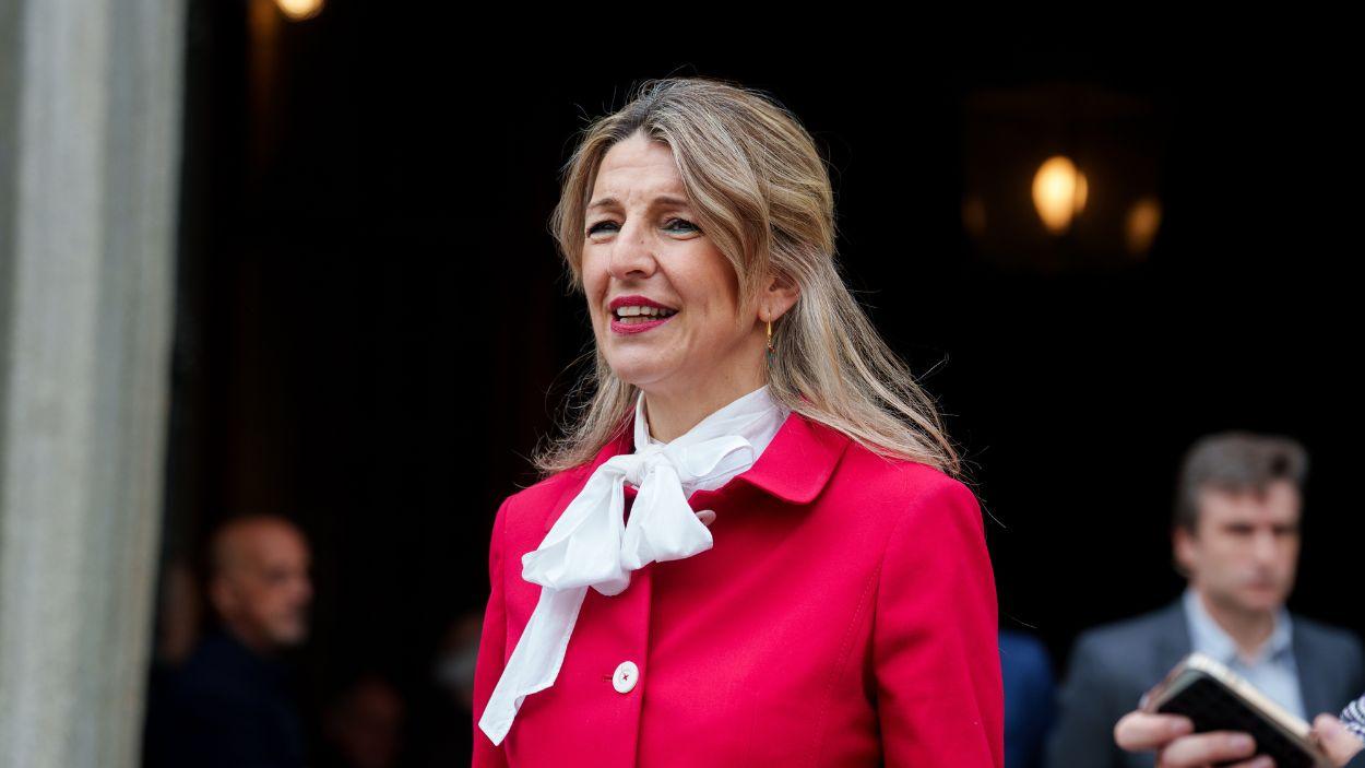 La vicepresidenta segunda y ministra de Trabajo y Economía Social, Yolanda Díaz. EP.