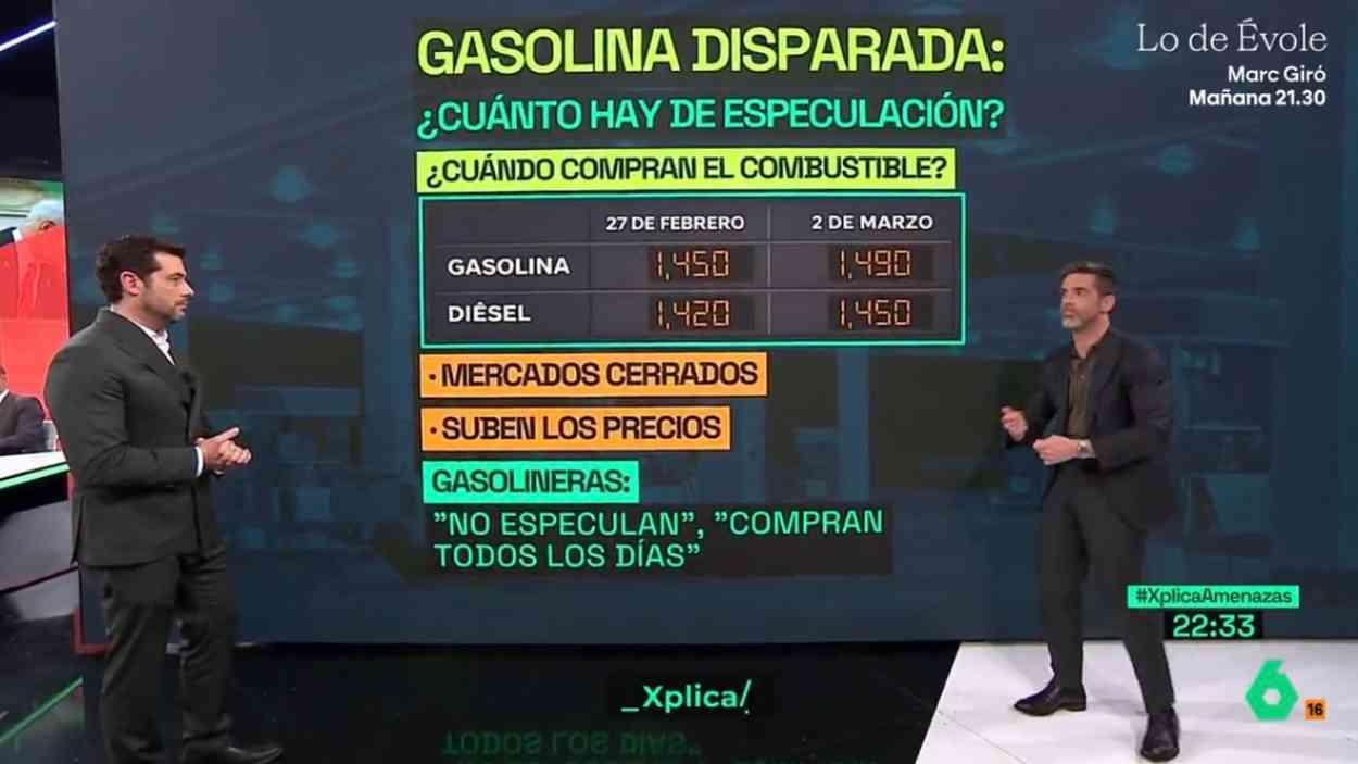 El experto en energía, Carlos Cagigal, durante su intervención en ‘laSexta Xplica’. LaSexta.