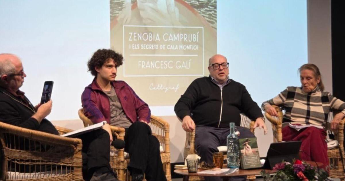 Francesc Galí presenta en Barcelona su libro ‘Zenobia Camprubí i els secrets de cala Montjoi’