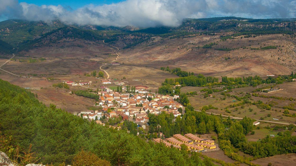 Vista panorámica de Tragacete. Red de Caminos Naturales