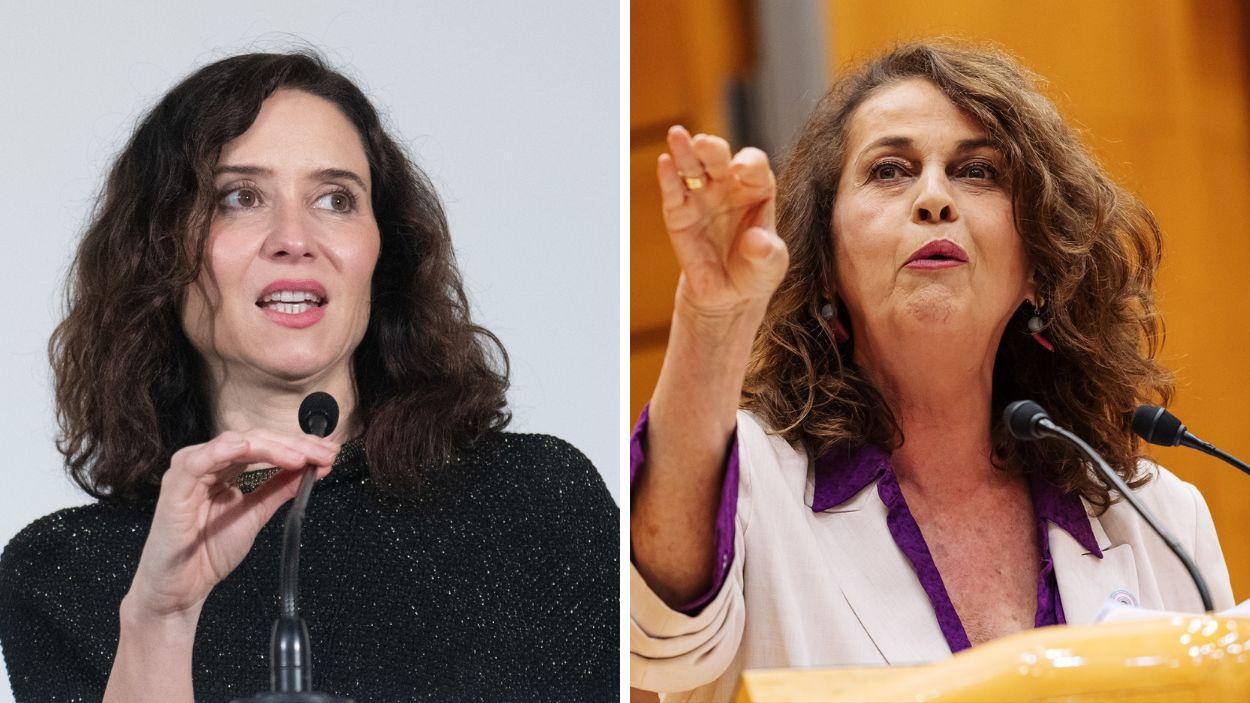 Fotomontaje de Isabel Díaz Ayuso y Carla Antonelli. Elaboración propia.