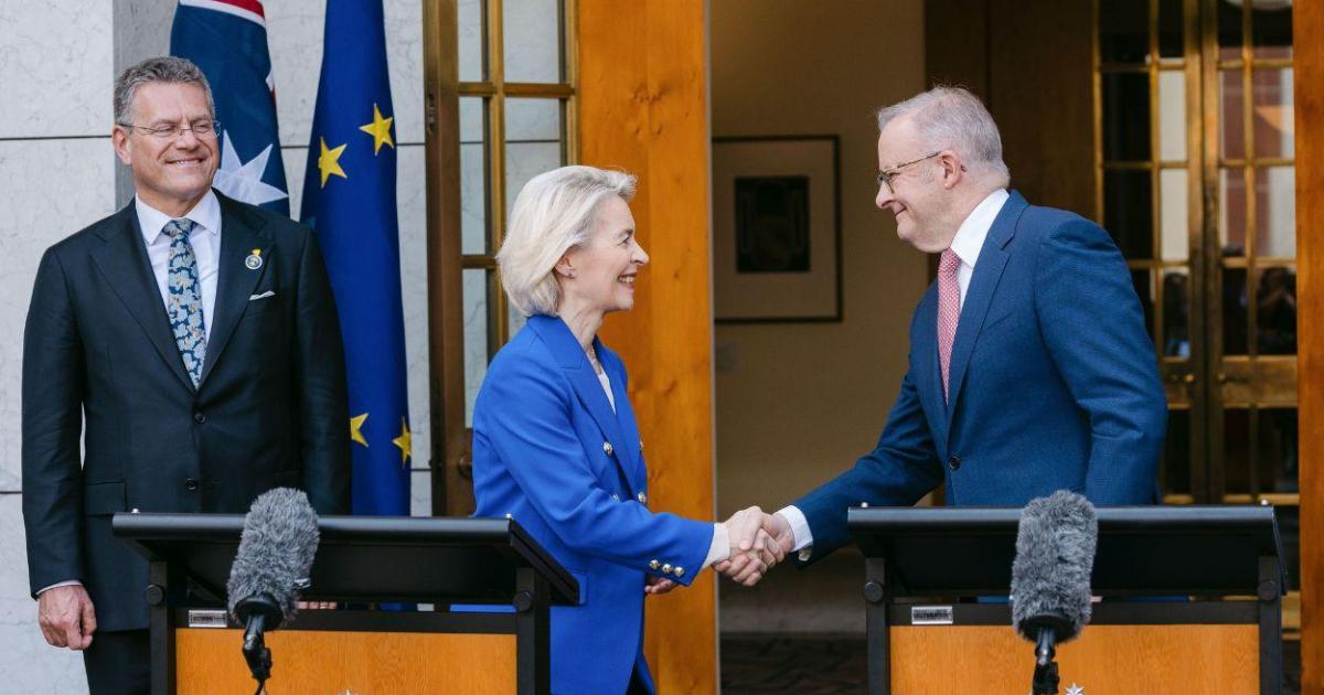 Europa y Australia desbloquean sus negociaciones y alcanzan un acuerdo histórico de libre comercio