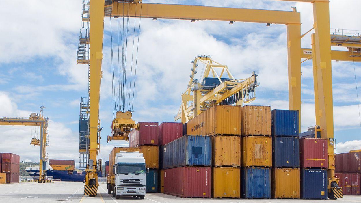Imagen de recurso de una terminal de contenedores. EP/Archivo.