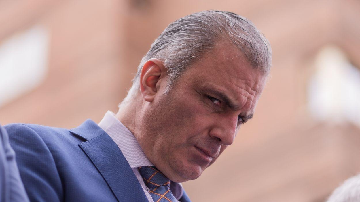 El portavoz de Vox en el Ayuntamiento de Madrid, Javier Ortega Smith. EP.