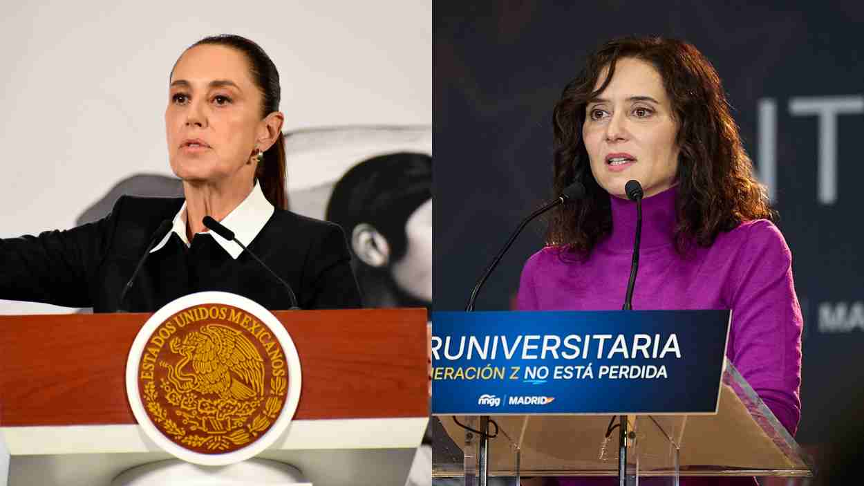 Sheinbaum retrata a Ayuso tras sus críticas a México
