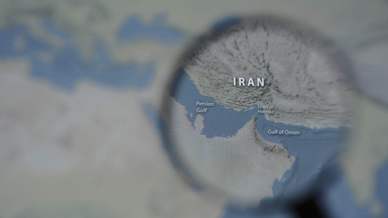 Mapa geográfico de Irán, el Golfo Pérsico y el estrecho de Ormuz. EP.