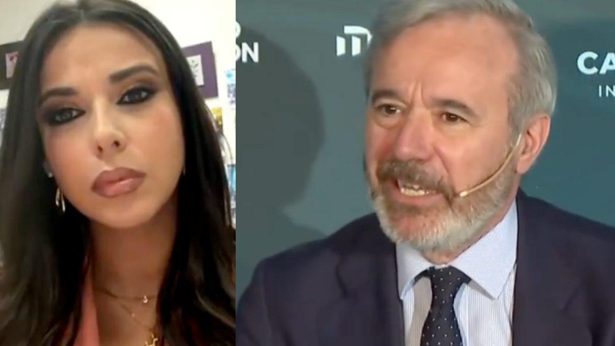 Sarah Santaolla y Jorge Azcón en 'Malas Lenguas'