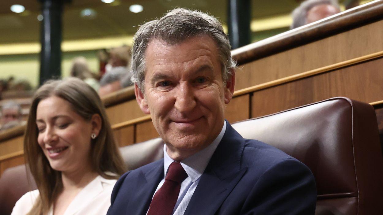 El presidente del Partido Popular, Alberto Núñez Feijóo. EP.