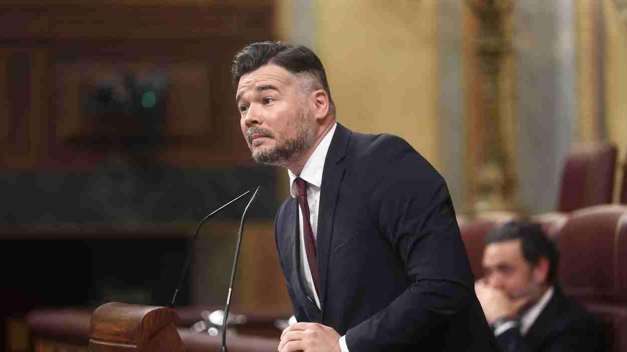 Rufián carga con dureza contra PP y Vox. EP