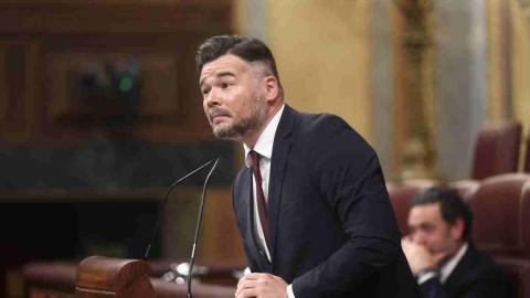Rufián carga con dureza contra PP y Vox: 