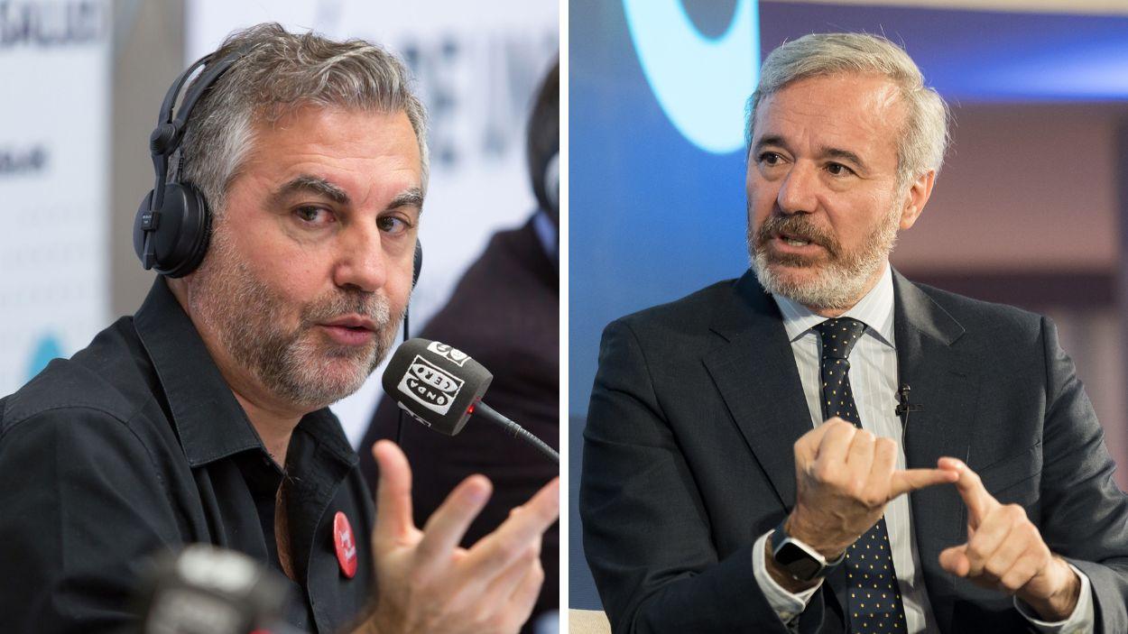 Carlos Alsina y Jorge Azcón. Elaboración propia.