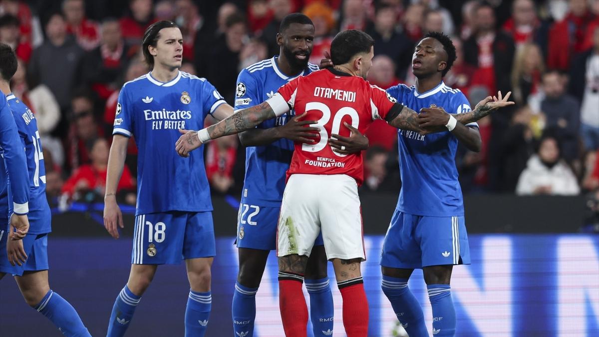 El encontronazo entre jugadores del Benfica y Real Madrid| Ep