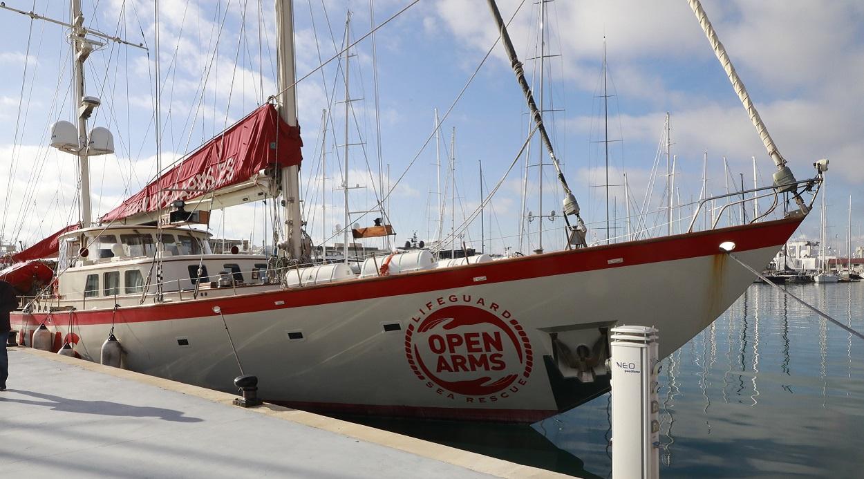 Un barco de Open Arms en una imagen de archivo. EP