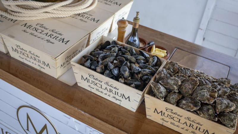 Mejillones y ostras de ‘Musclarium’. GUÍA REPSOL