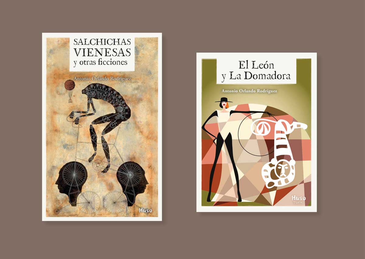 Dos de los libros del escritor Antonio Orlando Rodríguez.