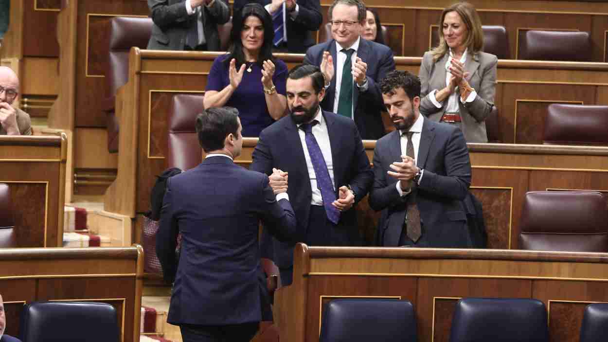 Vox, el único partido en votar en contra de las medidas anticrisis por la guerra de Irán. EP