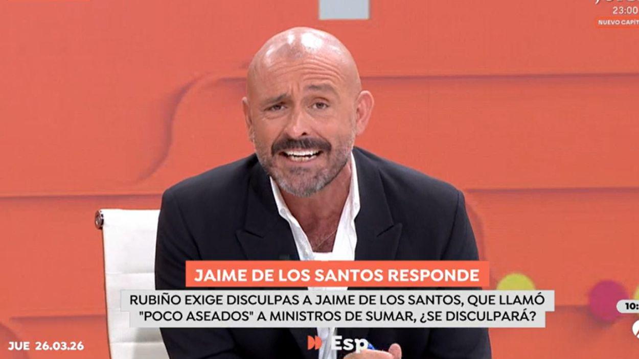 Jaime de los Santos en 'Espejo Público'. Atresmedia