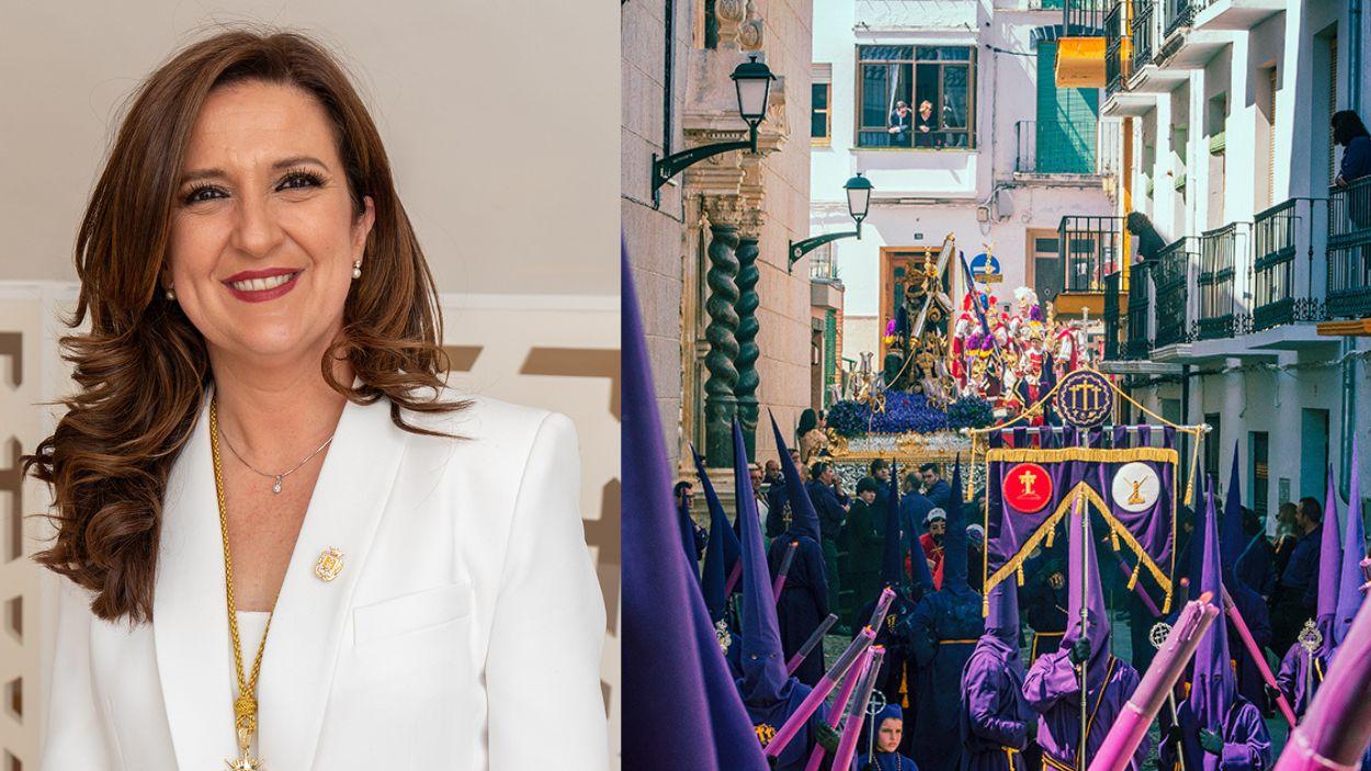 Yolanda Caballero, alcaldesa de Alcaudete, ensalza la Semana Santa de su localidad