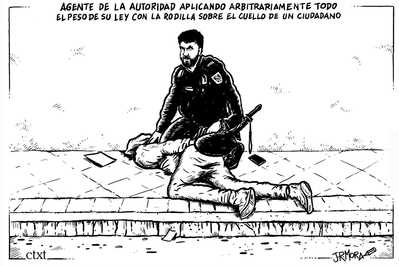 Viñeta de JR Mora