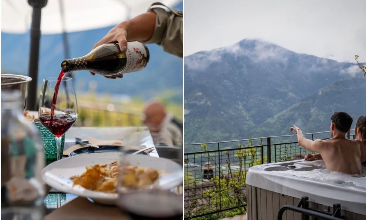 Las vistas espectaculares de Huesca desde el Balcón del Pirineo. Foto: Balcón del Pirineo