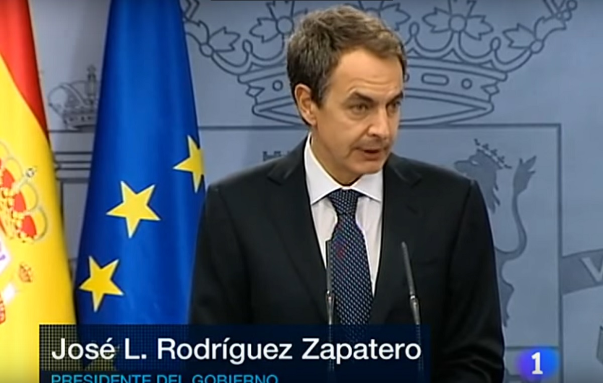 José Luis Rodríguez Zapatero anuncia el cese de la violencia de ETA