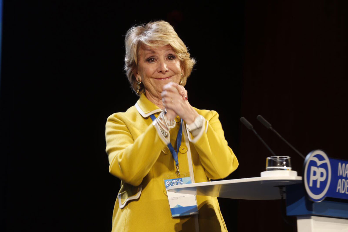 Esperanza Aguirre, expresidena de la Comunidad de Madrid