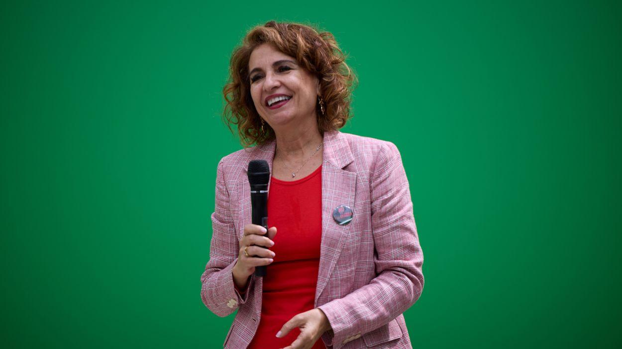 María Jesús Montero reunida con los responsables de las principales agrupaciones socialistas de Sevilla / Archivo PSOE-A