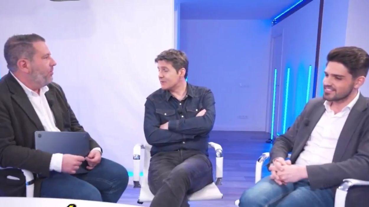 Chema Garrido,  Jesús Cintora y Hugo Pereira. EP.