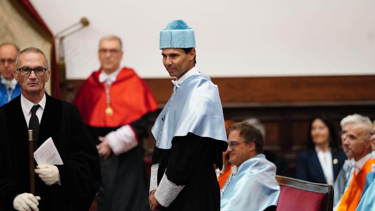 El extenista Rafael Nadal  . EP.