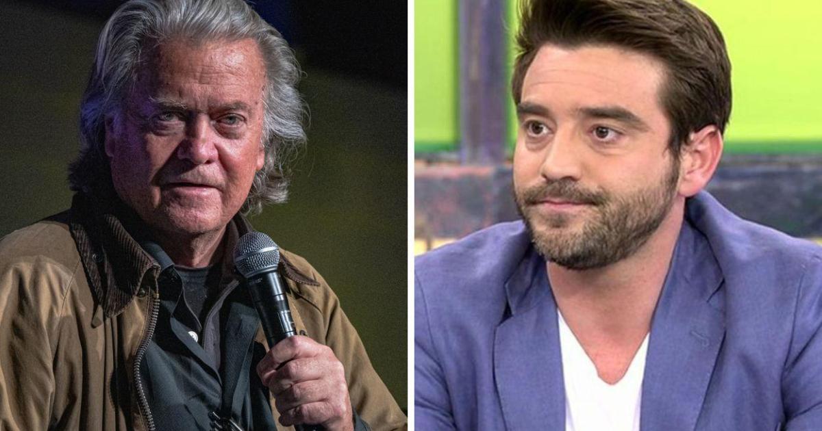 Javier Negre llega al límite en sus mentiras sobre Noelia Castillo ante Steve Bannon: «Violada por inmigrantes ilegales»