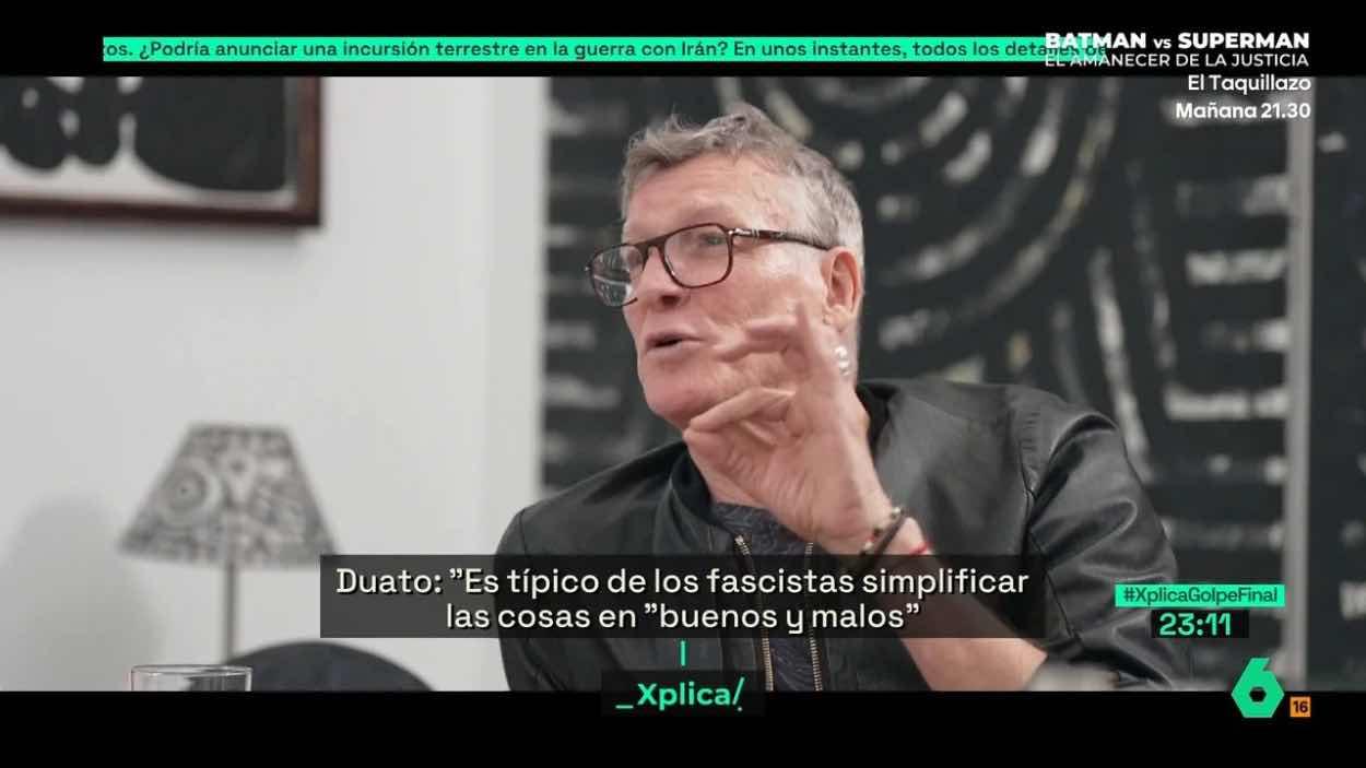 Nacho Duato durante su intervención en la entrevista con José Yélamo para laSexta Xplica. LaSexta.