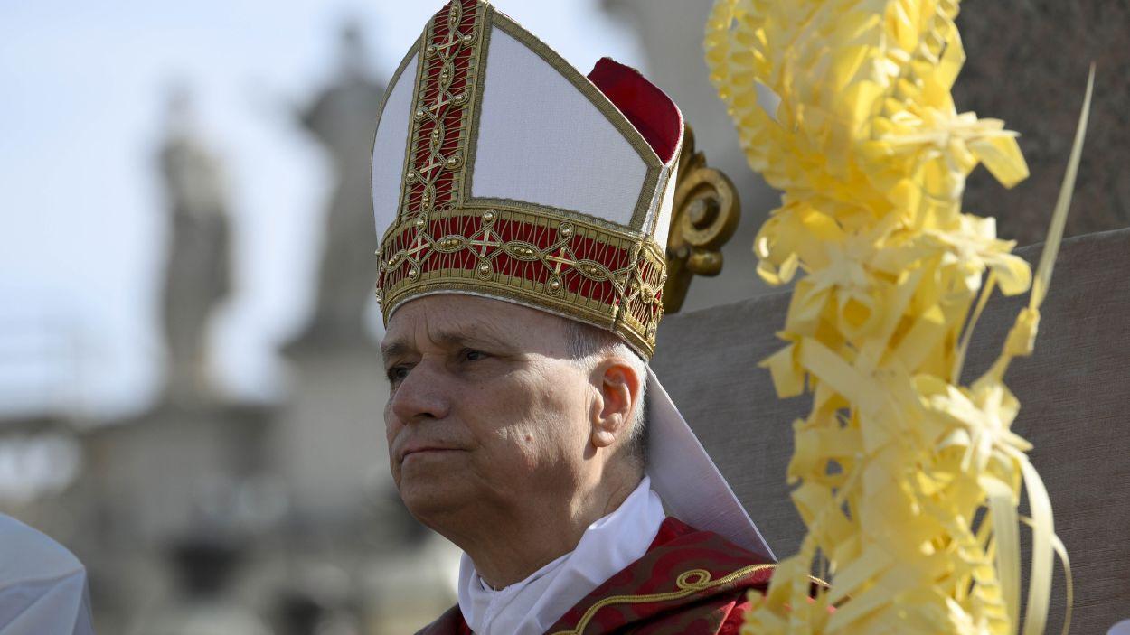 Papa León XIV en el Domingo de Ramos. EP