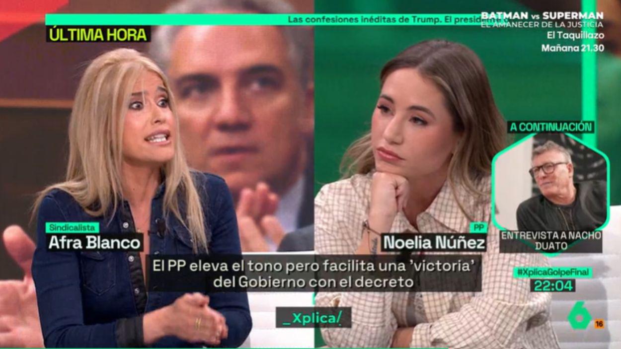 Afra Blanco y Noelia Núñez. Atresmedia